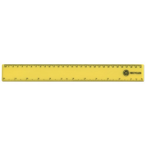 YELLOW Recycled Coloured Ruler 12" / 30cm