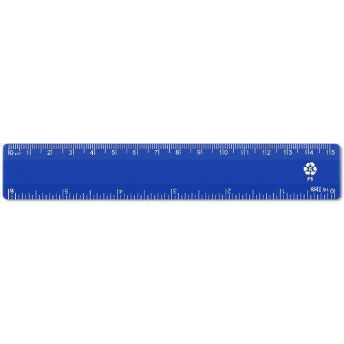ROYAL BLUE Recycled Coloured Ruler 6" /15cm