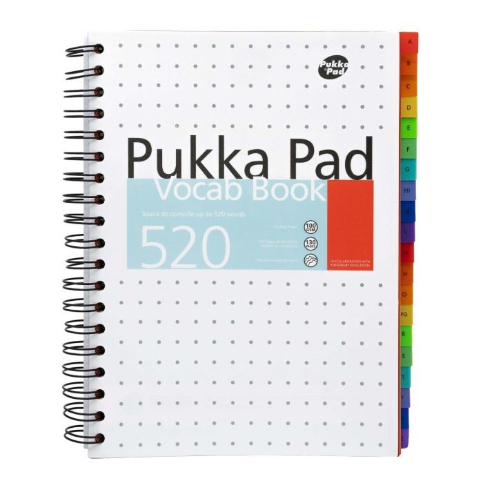 Pukka B5 Vocab Book 4 Packs of 3