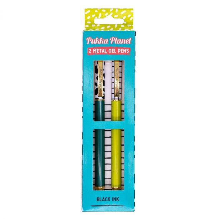 Pukka Planet Gel Pen PK2 Blue/Green