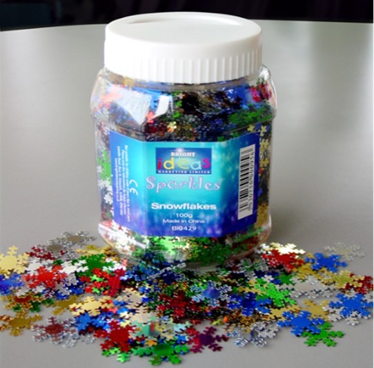 Snowflakes Assorted Colours 100g