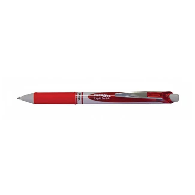 Pentel Energel XM Eco 79% Retractable Rollerball Pen 0.7mm Red