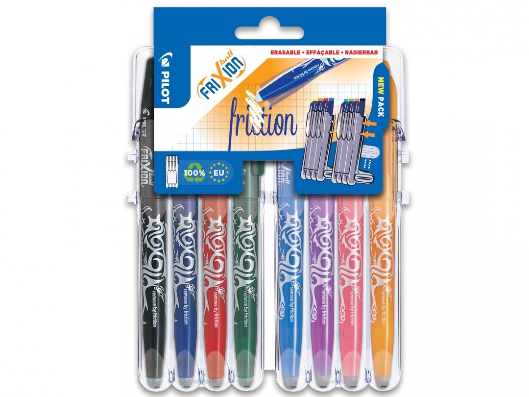 FriXion Ball Medium Line Assorted 8 Piece "Set 2 Go"  3131910551591