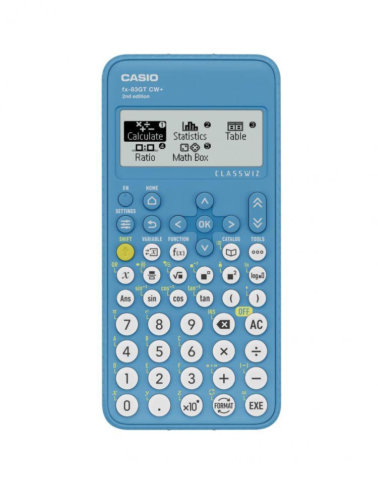 BLUE Casio Scientific Calculator FX83GTCW+ -BU-W-UT