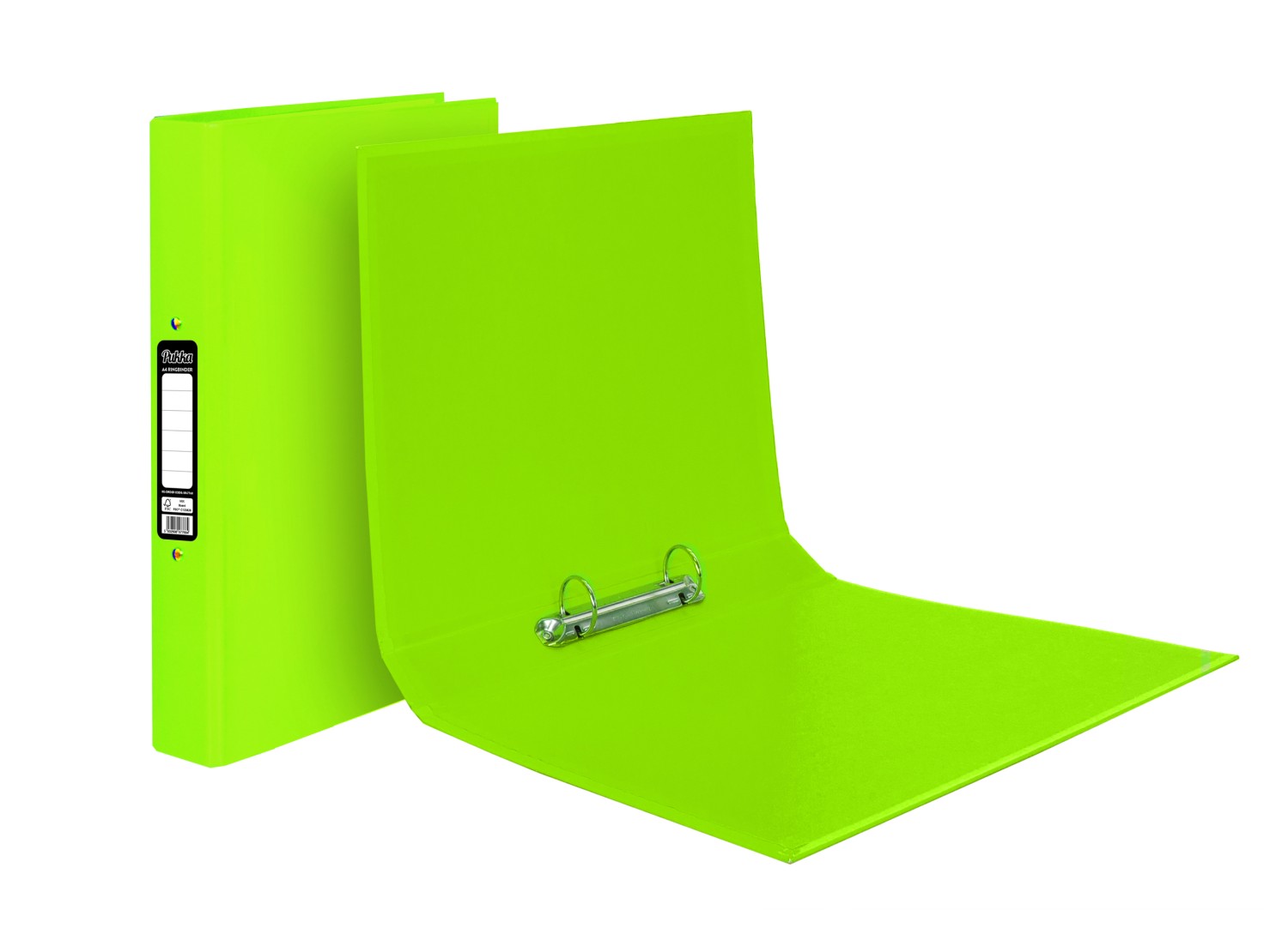 Value Bright Laminated Ringbinder A4 Green FSC Mix