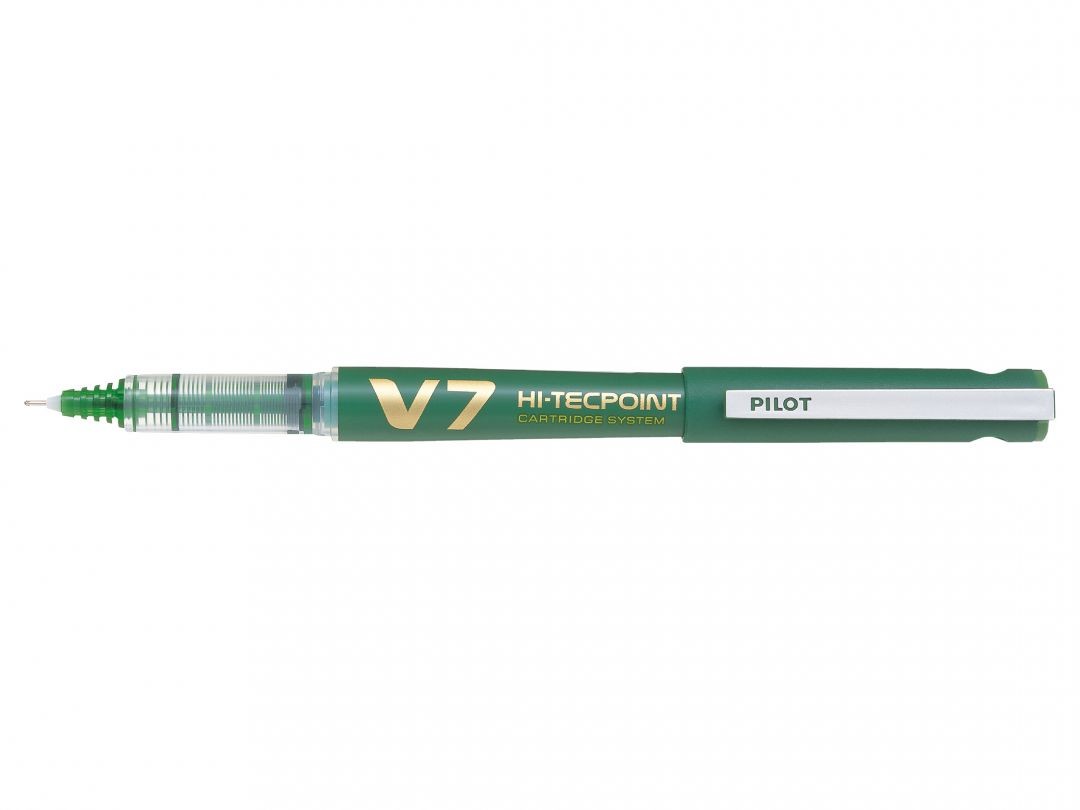 Pilot V7 Cartridge System Liquid Ink Rollerball Medium Line Green 4902505442896
