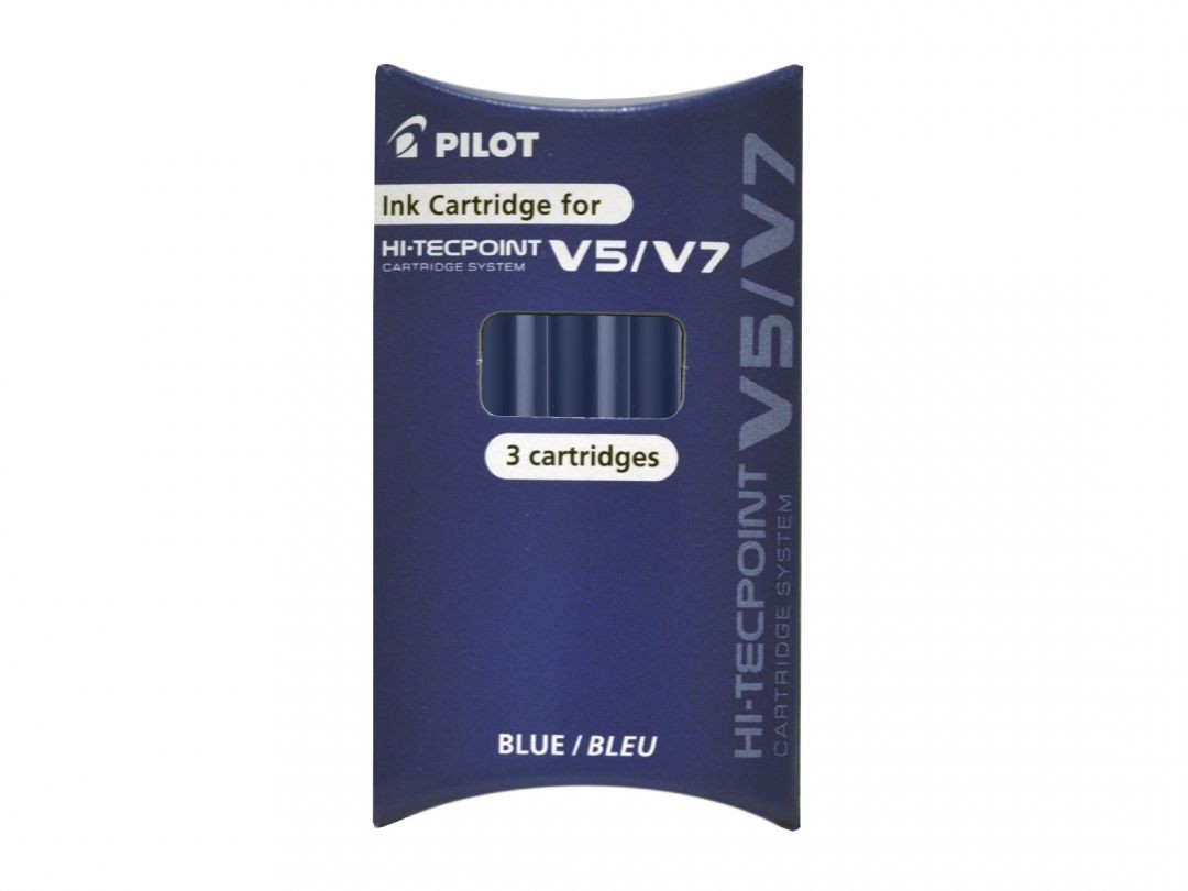 Pilot Refills for V5/7 Cartridge System Rollerball Blue 4902505444456