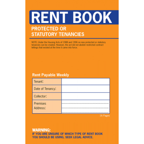 Rent Books Protected Tenancy Orange Cover