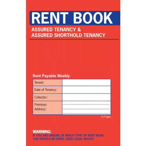 Rent Books Assured Tenancy Red Cover