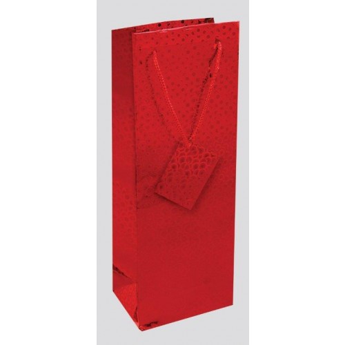 Holographic Bottle Gift Bags Assorted