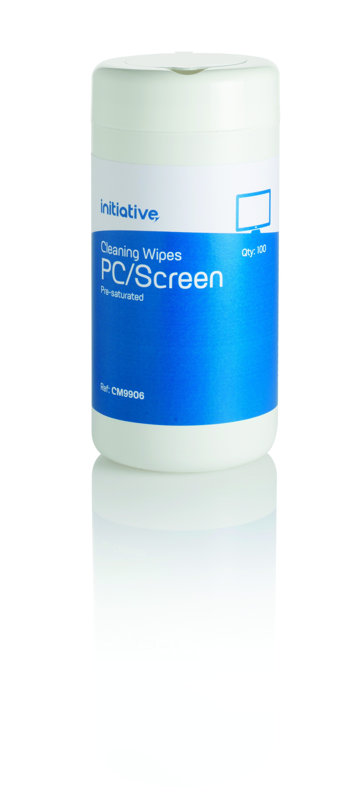 Initiative Pre-saturated PC Cleaning Wipes Dispenser of 100