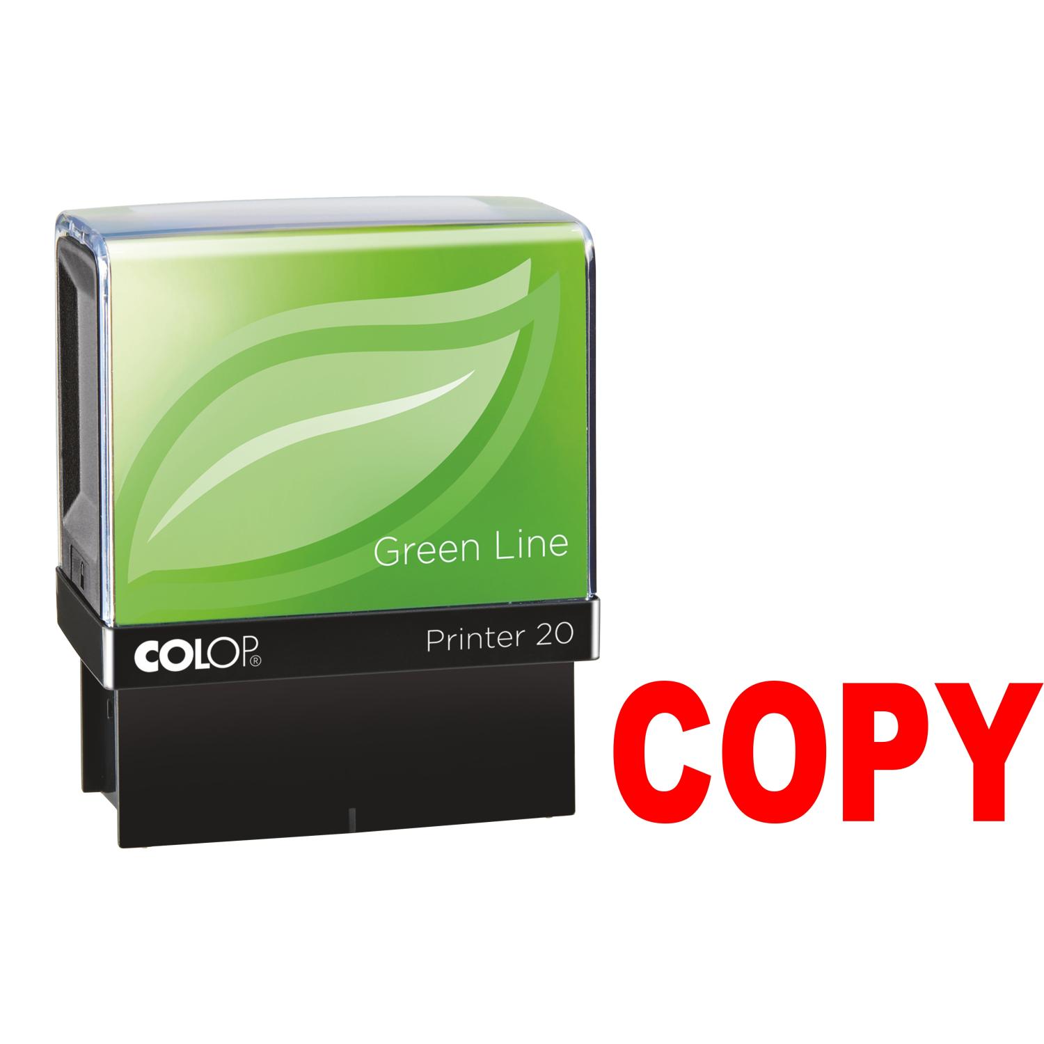 Colop Self Inking Word Phrase Stamp 37mm x 13mm Copy