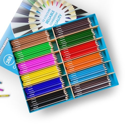 Classmaster Colouring Pencils Assorted (Pack of 288)