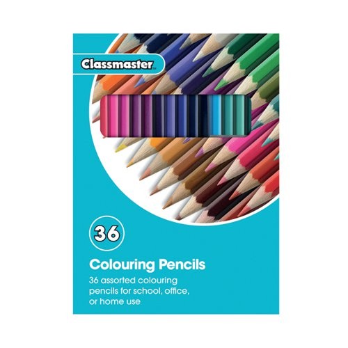 Classmaster Colouring Pencils Assorted (Pack of 36)