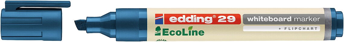 Edding Ecoline Whiteboard Markers Chisel Tip Blue 4-29003
