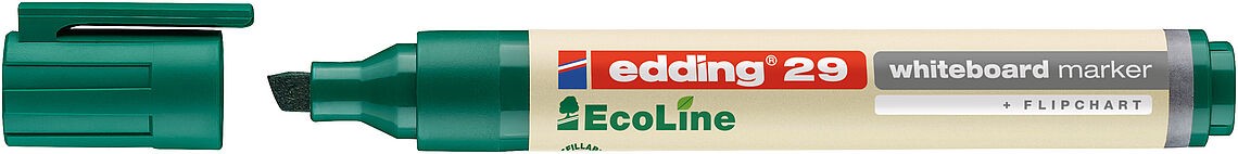 Edding Ecoline Whiteboard Markers Chisel Tip Green 4-29004