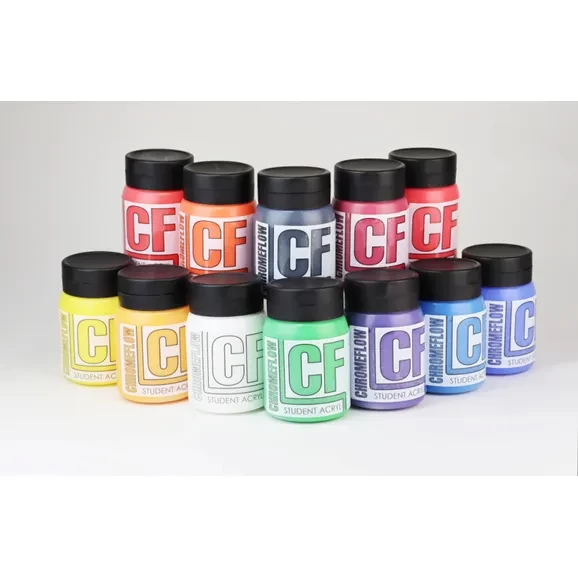 Chromeflow CF Student Acryl - 500ml - Set of 12