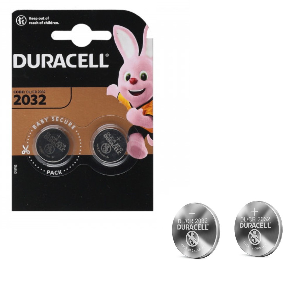 Duracell Lithium  Calculator Batteries DL2032 Pack 2s