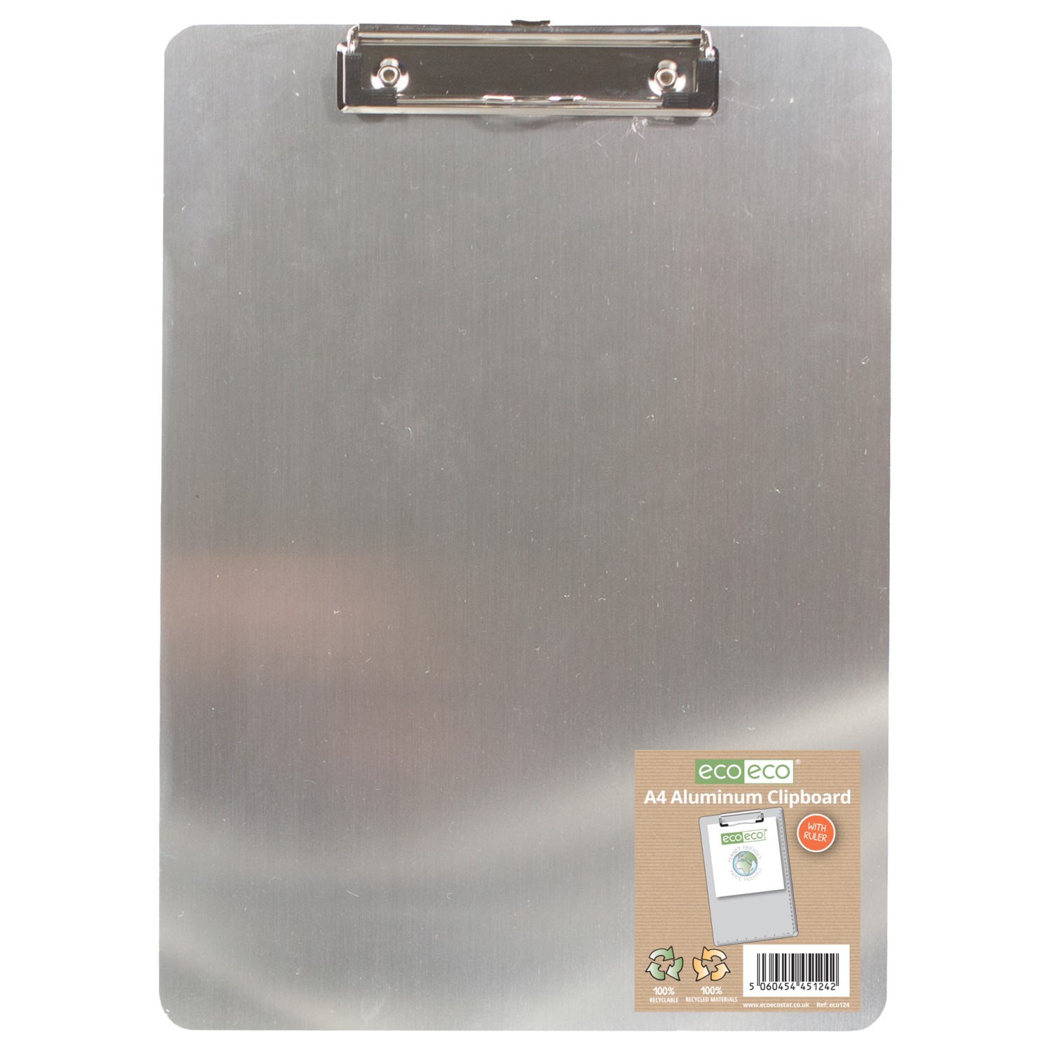 Eco Eco Recycled Aluminium Clipboard A4