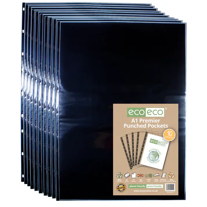 Eco Eco Recycled Multi Punched Pockets A1 120 Microns
