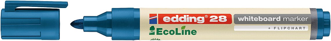 Edding Ecoline Whiteboard Markers Bullet Tip Blue 4-28003