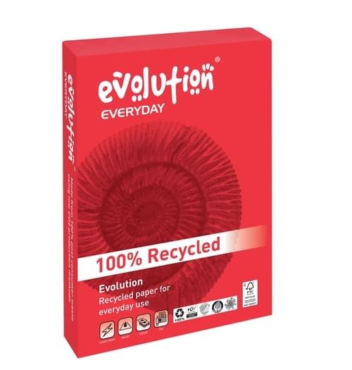 Evolution Everyday Recycled Copier Paper A4 80gsm Pack 2500s