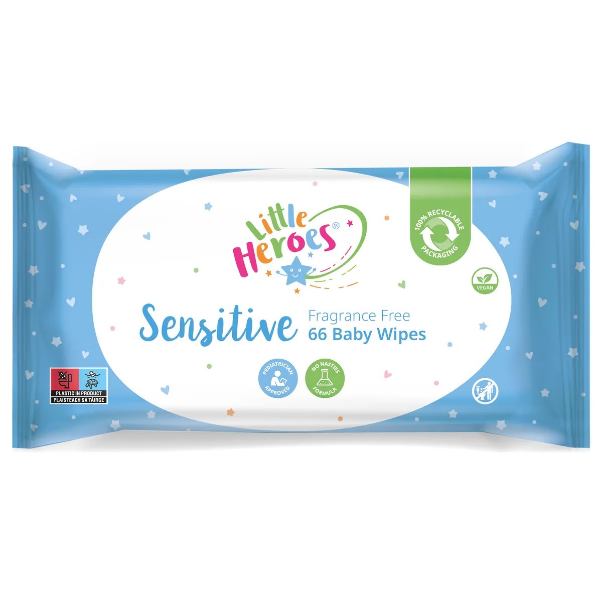 Little Heroes Baby Wipes - Pack of 66
