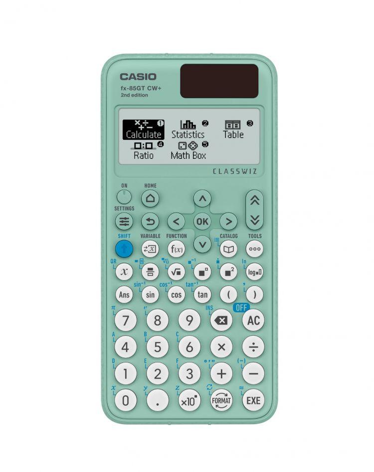 GREEN Casio Scientific Calculator FX85GTCW+-EG-W-UT