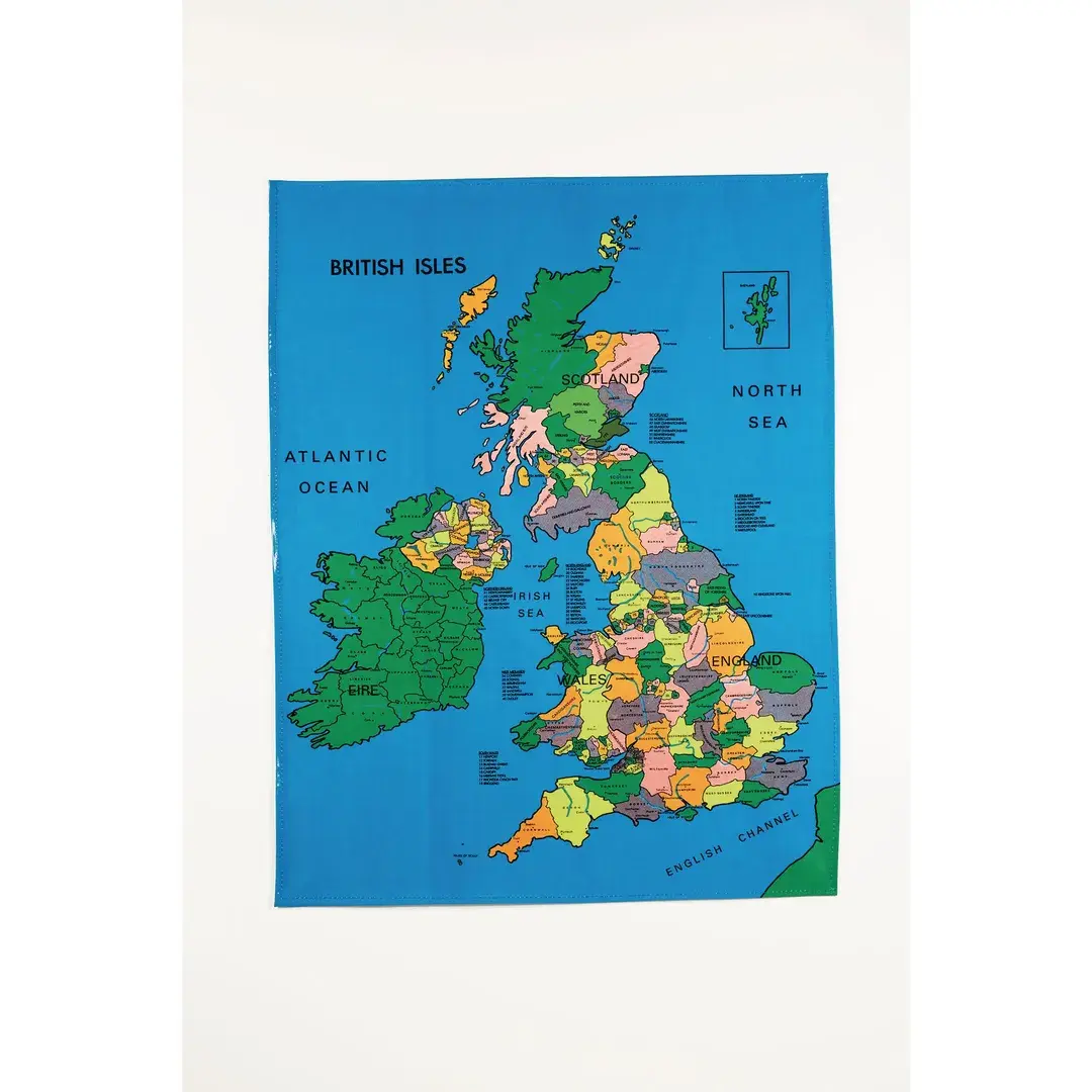 British Isles Map Mat