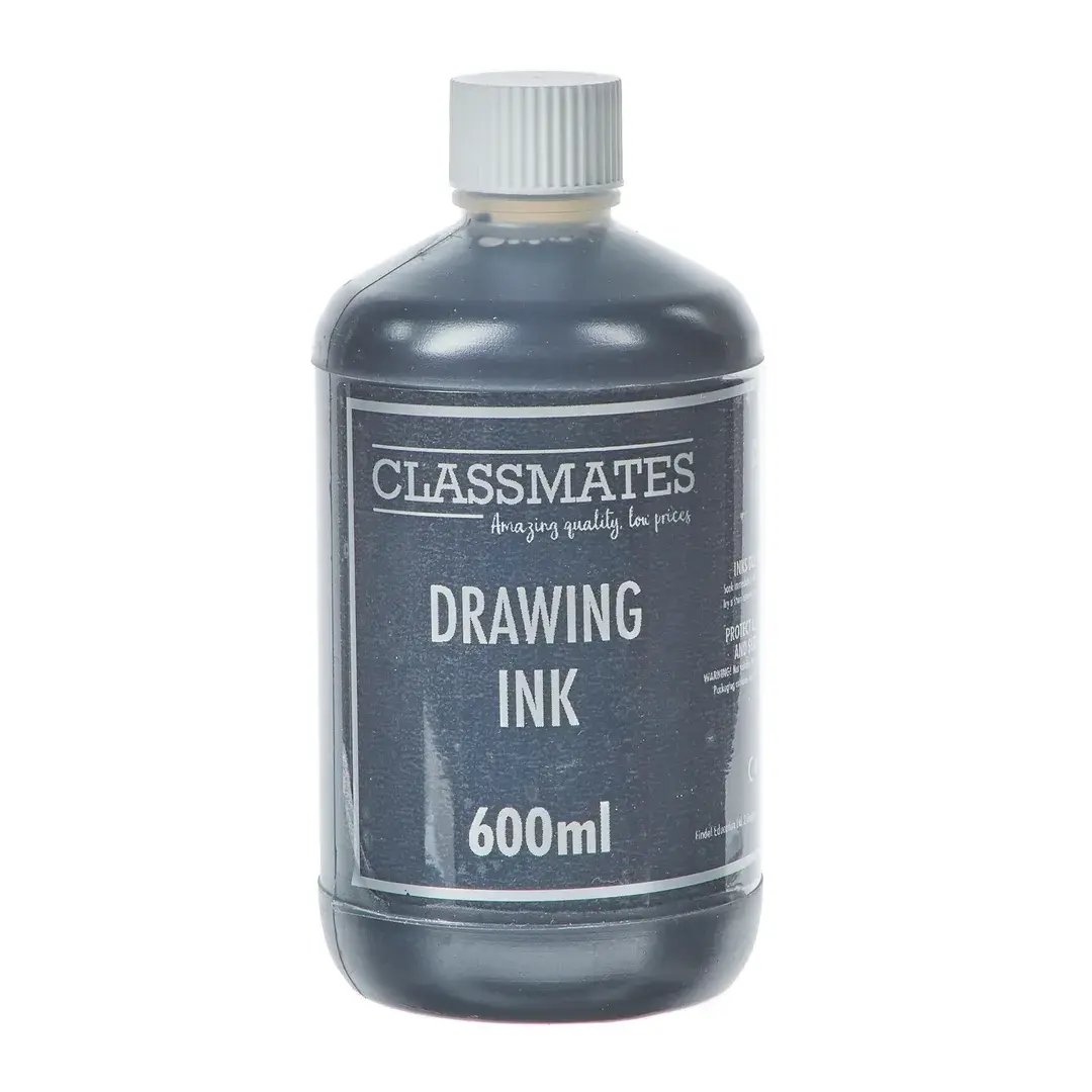 Classmates Drawing Ink 600ml Black