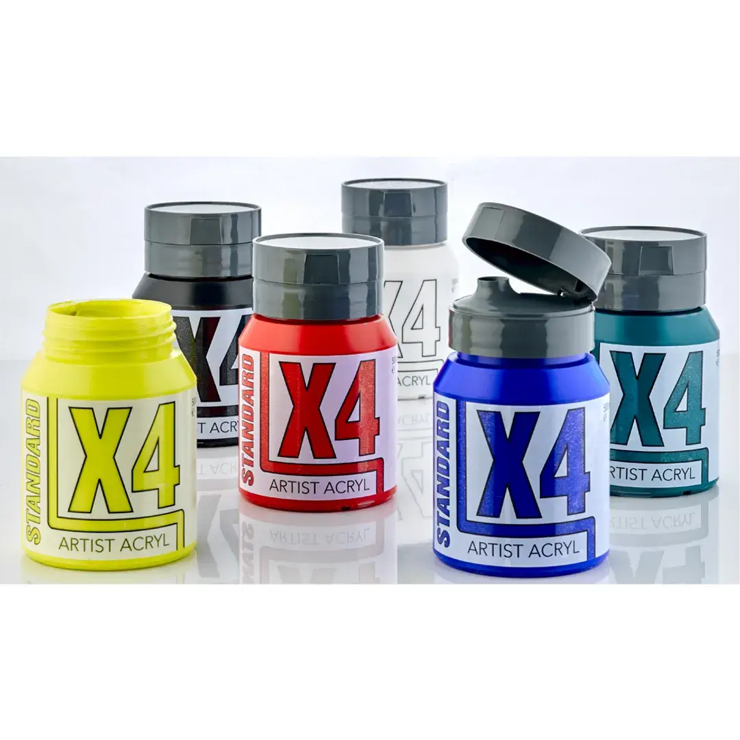 Specialist Crafts X4 Standard Acryl 500ml Assorted Set 1