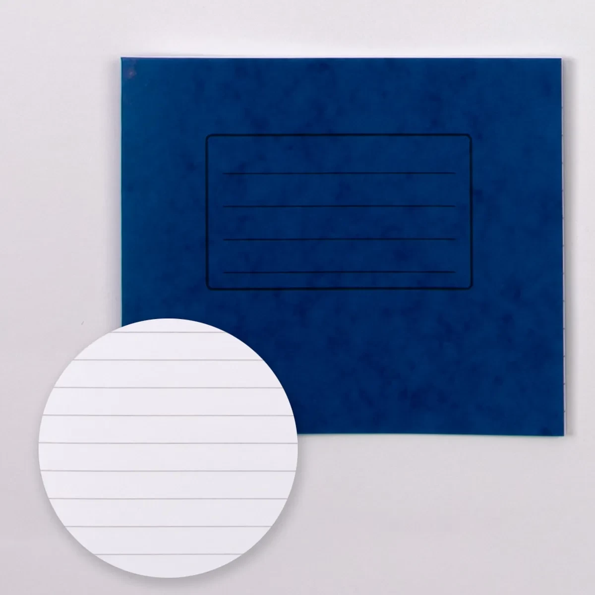 Classmates 5.25" x 6.5" Exercise Book 32 Page, 10mm Ruled, Blue - Pack of 100