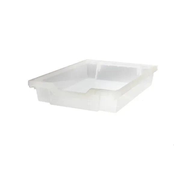 Gratnells Shallow Storage Tray - Translucent / Clear