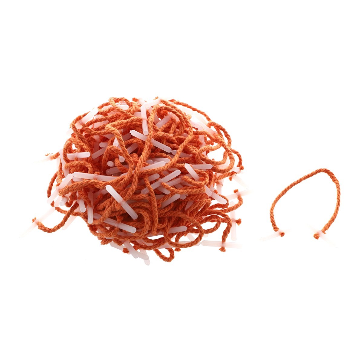 Treasury Tag Plastic End 101mm Orange Pack 100s