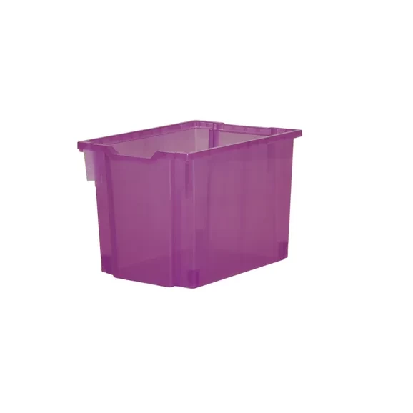 Gratnells Jumbo Translucent Storage Tray - Grape Jelly