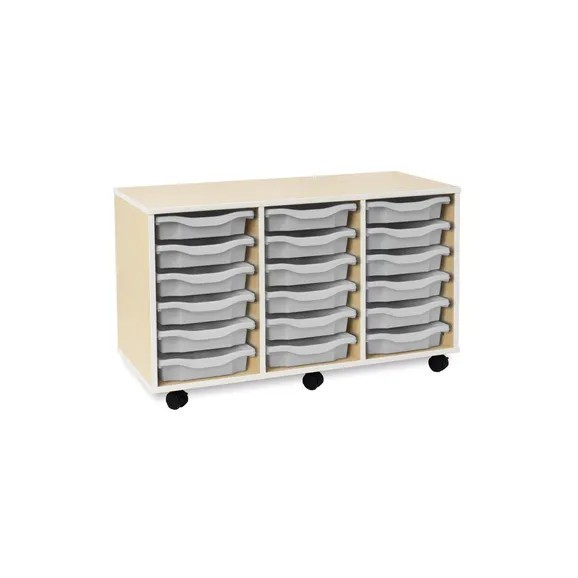 Classmates Pebble Storage Unit with 18 Shallow Trays