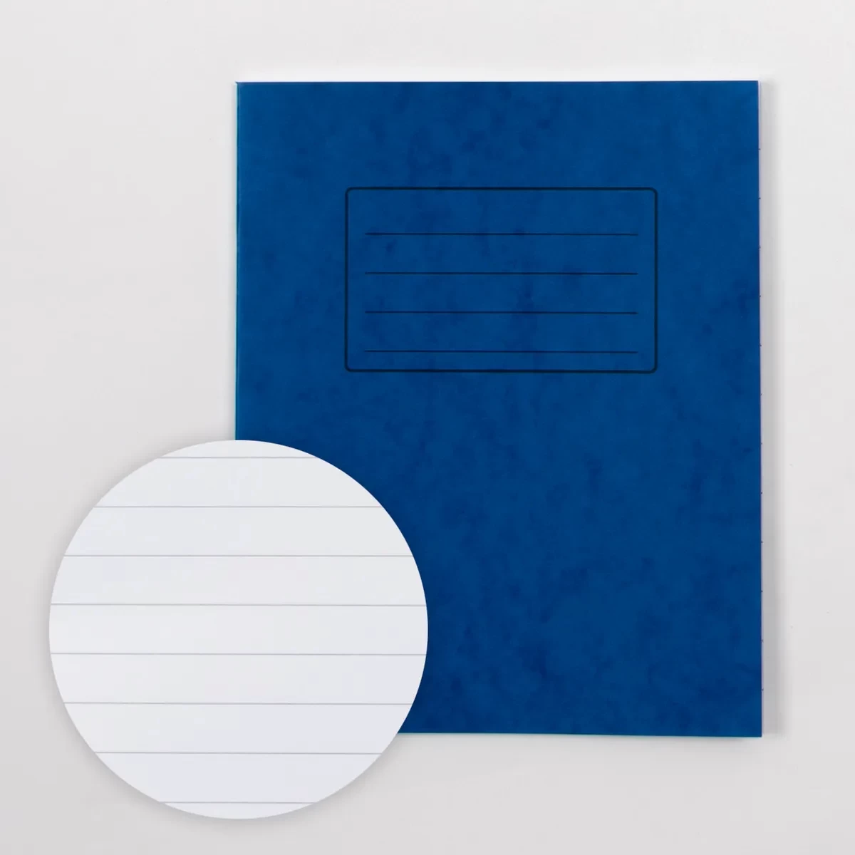 Classmates 8" x 6.5" Exercise Book 32 Page, 15mm Ruled, Blue - Pack of 100