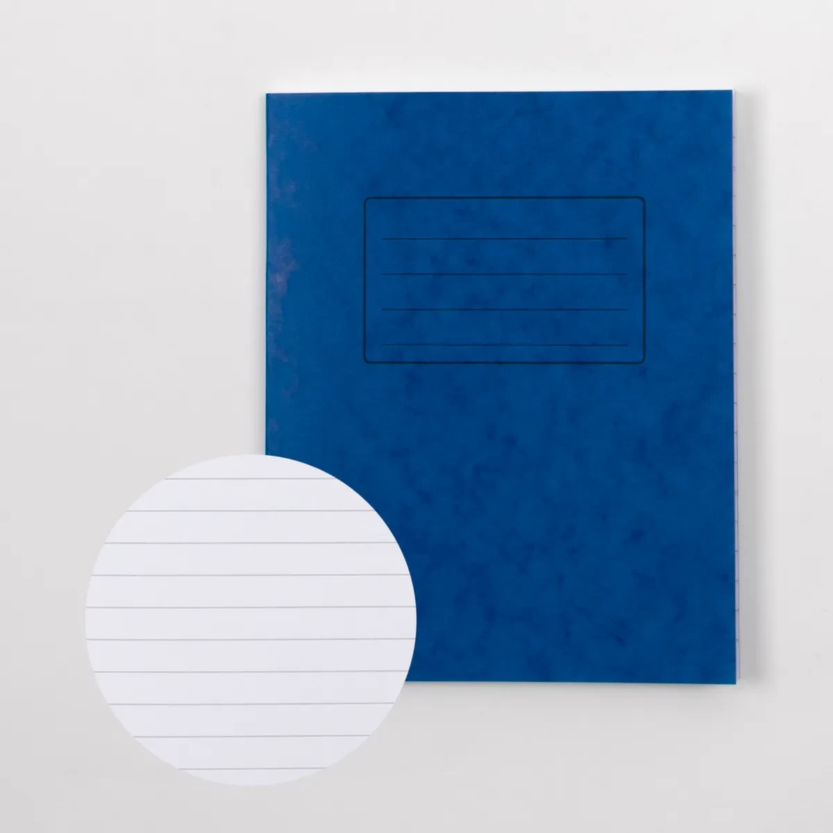 Classmates 8" x 6.5" Exercise Book 48 Page, 10mm Ruled, Blue - Pack of 100