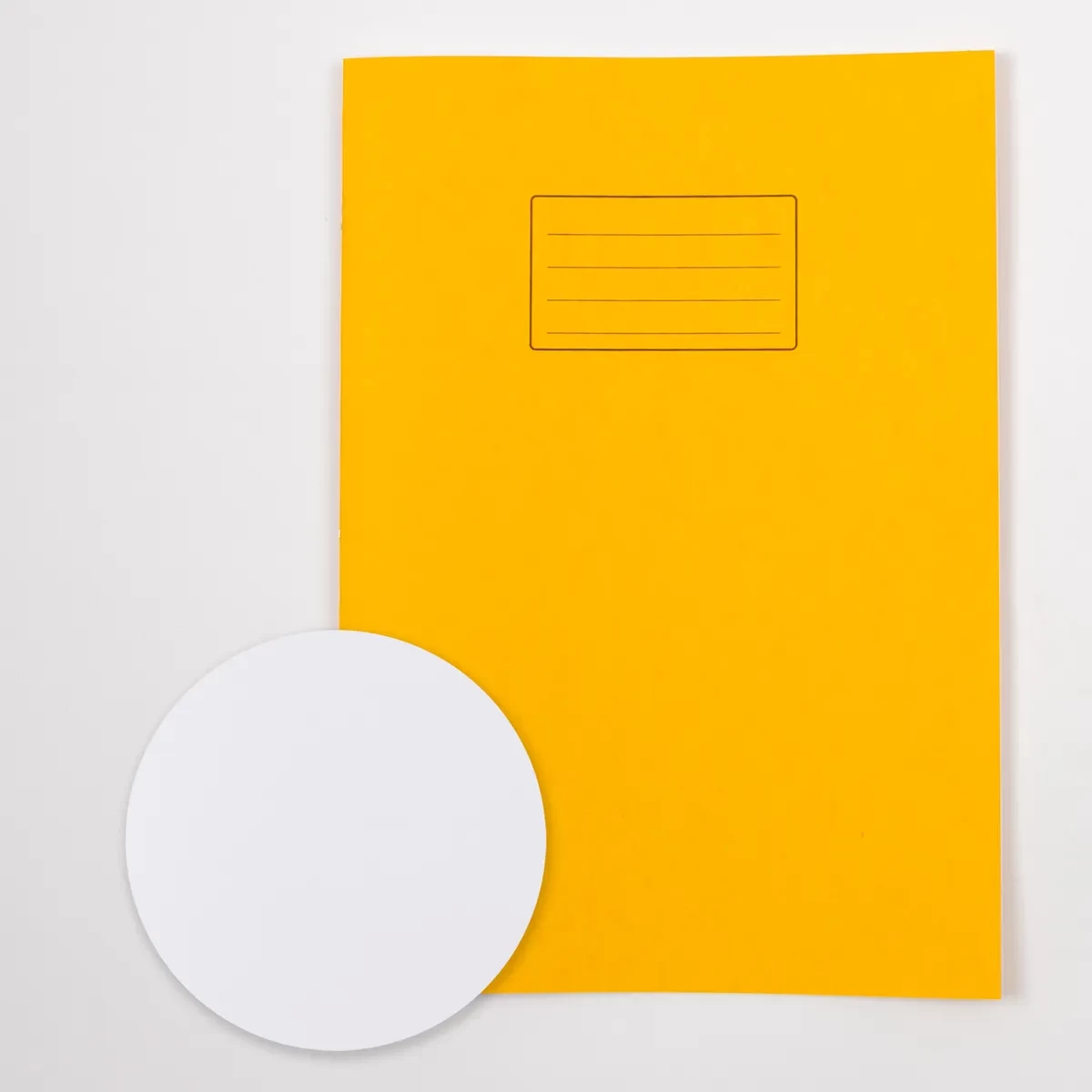 Classmates A4+ Exercise Book 24 Page, Plain, Yellow - Pack of 50