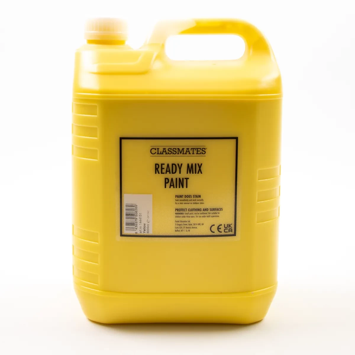 Classmates Ready Mix Paint 5 Litres Brilliant Yellow