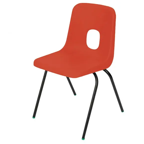 Series E Polypropylene Classroom Chair - Red - 6-8 years