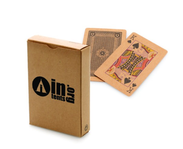 Personalised Kraft Playing Cards