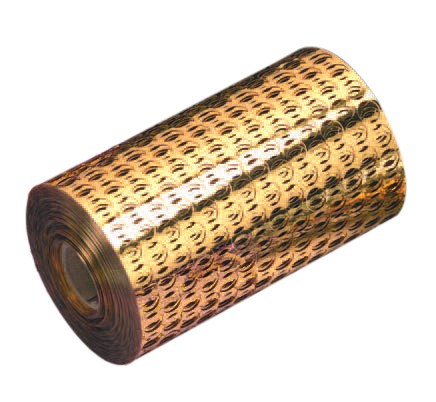 Sequin Mesh 80mm x 5mtrs. Gold L-SM5184