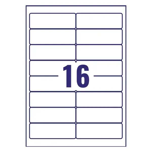 Avery Inkjet Address Labels QuickDRY 99.1x33.9mm 16 Per Sheet White (Pack of 1600)