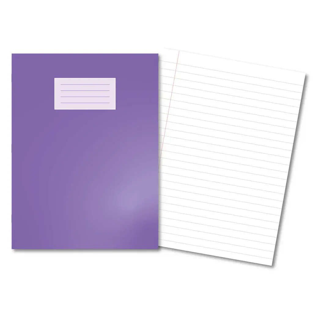 PURPLE Oxford Exercise Books A4+ (320 X 240mm) 80 Pages 12FM 400206554