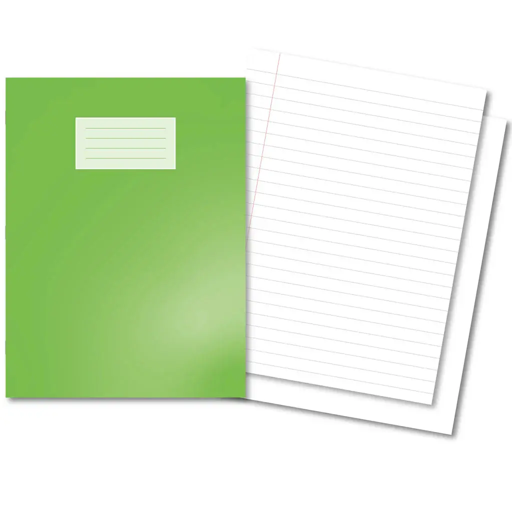 LIGHT GREEN Oxford Exercise Books A4+ (320 X 240mm) 48 Pages 12FM / Plain Alternate 400206576