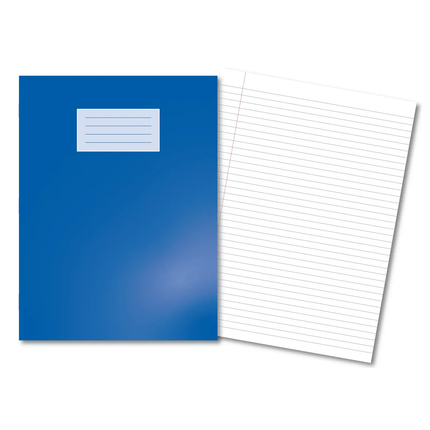 DARK BLUE Oxford Exercise Books A4+ (320 X 240mm) 80 Pages 8mm Feint & Margin 400206530