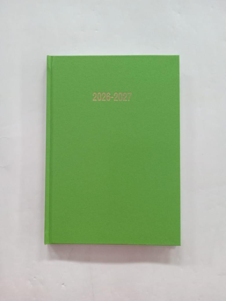 Academic Year Diary A5 Week To View Lime Green 2026/27