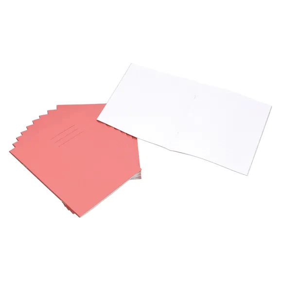 Classmates 8x6.5" Exercise Book 48 Page, 8mm Ruled, Red - Pack of 100
