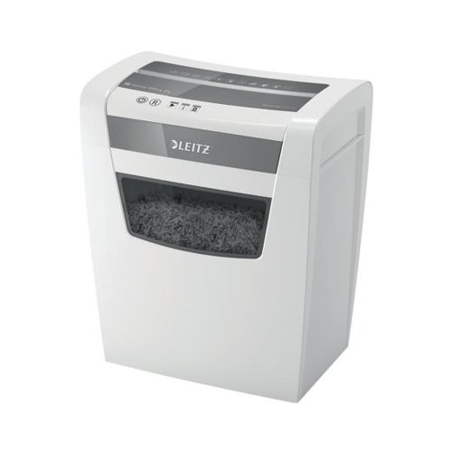 Leitz IQ Home Office Cross-Cut Paper Shredder P-4 White